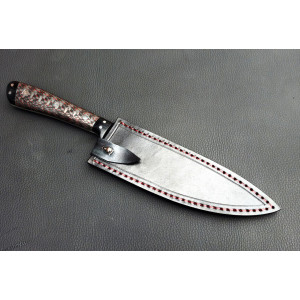 РЕД (RED) ШЕФ ніж ручної роботи майстра Fomenko Knifes, сталь - М398™ 62-63 HRC. Photo 3